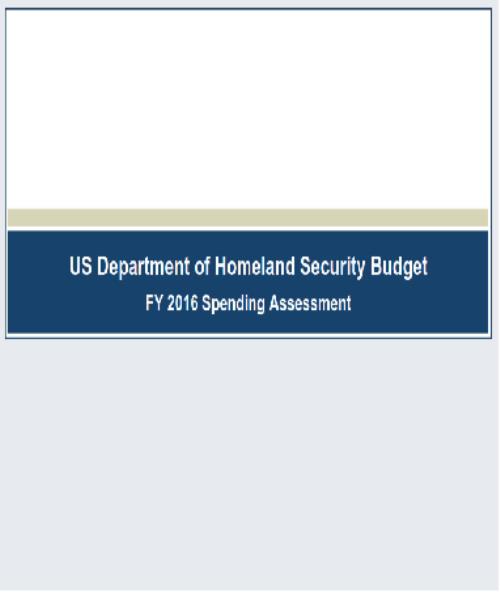 US Department of Homeland Security Budget Research and Markets